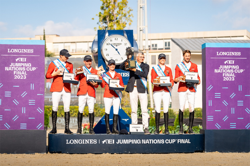 Germany wins the FEI Nations Cup Jumping Championship