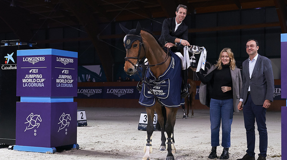 Casas Novas prepares for the Longines Jumping World Cup