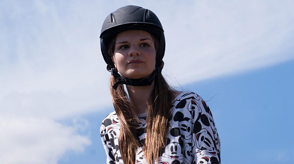 Standardized rider helmets don’t adjust properly to falls