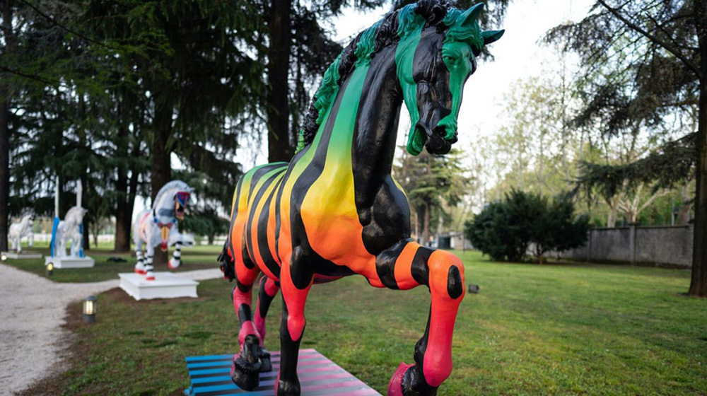 Milan welcomed the Leonardo Horse Project.